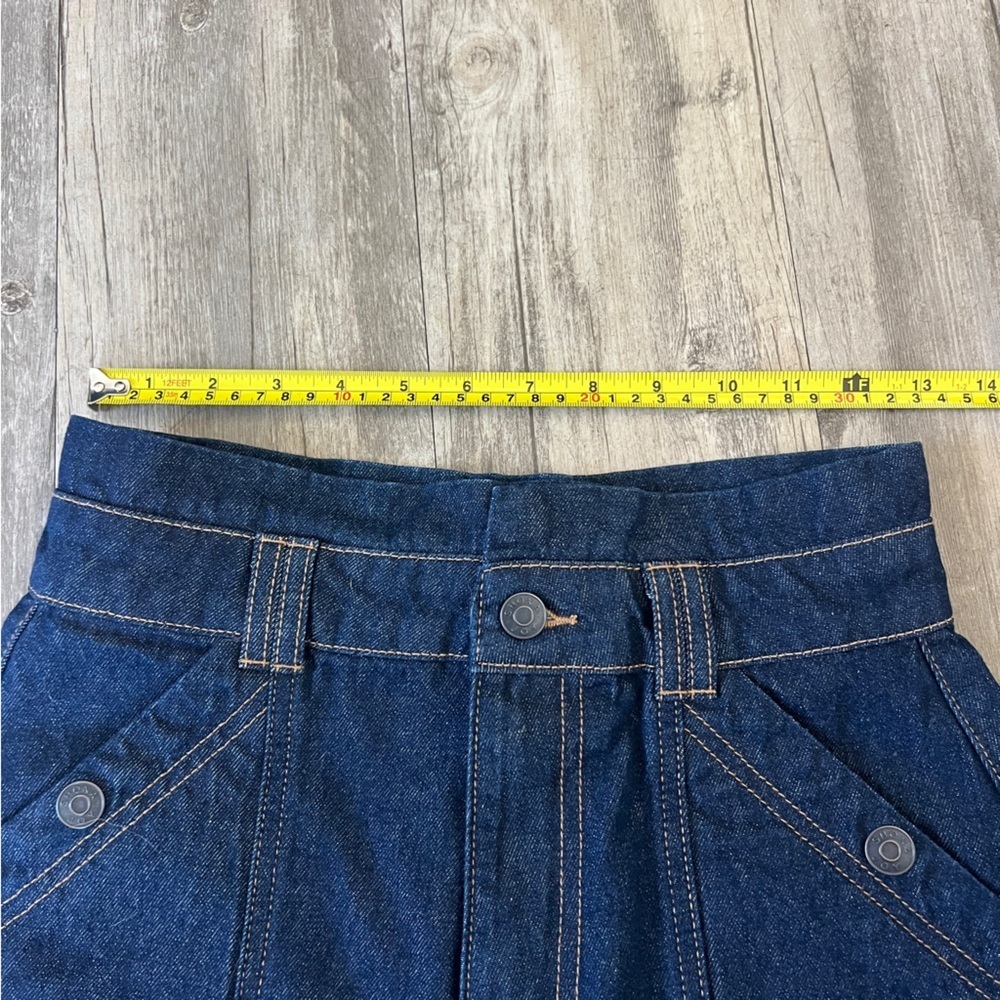 Shona Joy Rita High Waisted Flare Short and Rita Pullover Top Denim Indigo - Picture 14 of 15